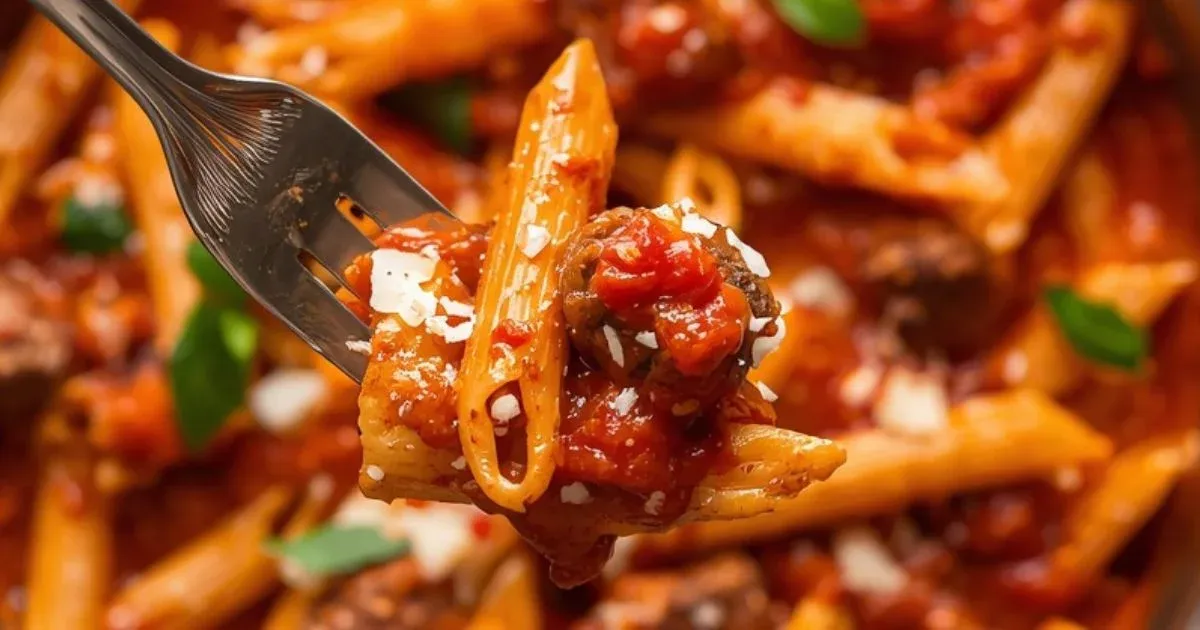 easy italian sausage pasta hero webp 1