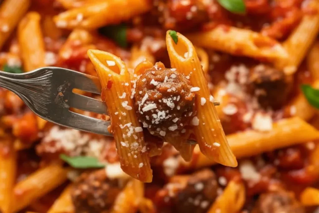 finished italian sausage pasta webp 1
