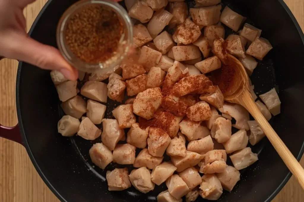 seasoning chicken one pot pasta webp