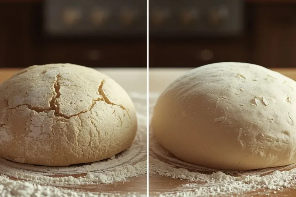 why is my pizza crust dry