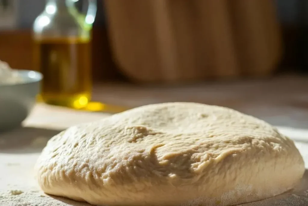 why does my pizza dough dry out