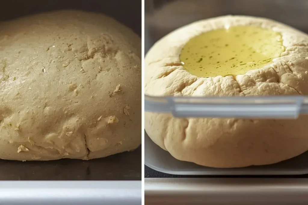 why is my pizza dough dry